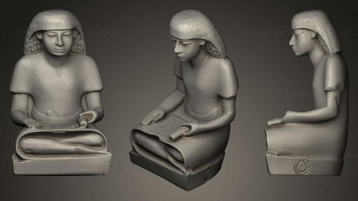 Religious statues (Nebmertouf, STKRL_0003) 3D models for cnc